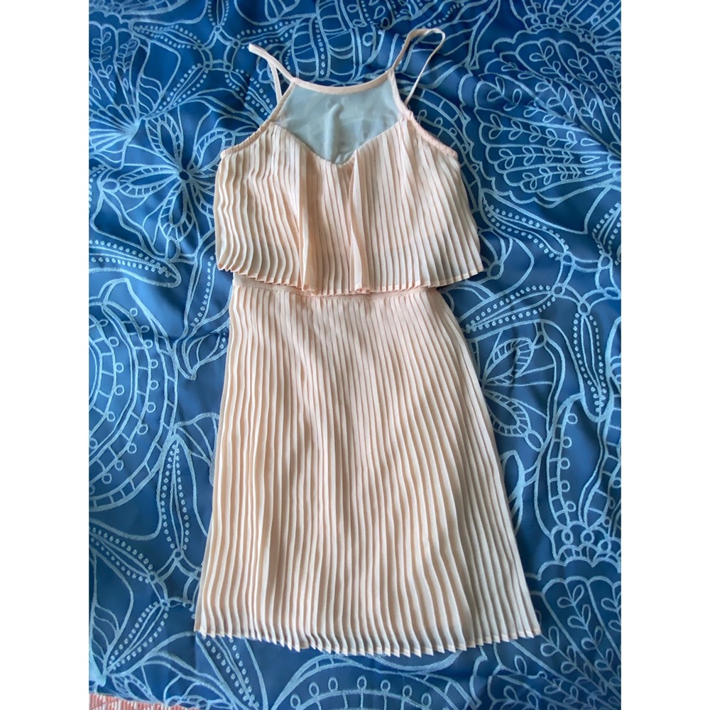 Pleated Pink Dress 👄